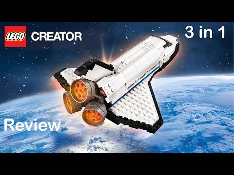 LEGO Creator 31066 Space Shuttle Explorer review all 3 builds