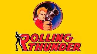 Rolling Thunder 1986 Arcade Live Flyer
