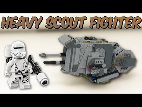 LEGO 75177 First Order Heavy Scout Walker Alternate Build: The First Order Heavy Scout Fighter!