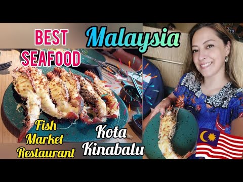 MELHOR RESTAURANTE DE MARISCO EM KOTA KINABALU. MALÁSIA