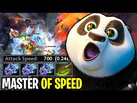 MASTER OF SPEED 3x MOONSHARD + SWIFT DAGGER MAXT ATTACK SPEED BREWMASTER | DOTA 2