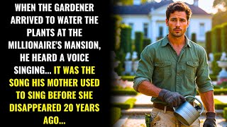 THE GARDENER ARRIVED AT THE MILLIONAIRE'S MANSION AND FROZE WHEN HE HEARD HIS MISSING MOTHER'S SO...