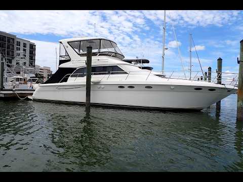 1998 Sea Ray 480 Sedan Bridge Sunset Serenity Video