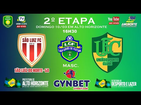 LIGA GOIÁS GYNBET.COM 2024 - GOV. SAO LUIZ DO NORTE  X UNIÃO EC  ARAGUAÇU