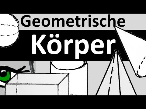 Geometrische KÖRPER - Was ist das? Woran erkenne ich sie? Übersicht, Überblick