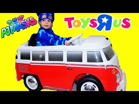 PJ MASKS Catboy TOY HUNT + Rides Power Wheels Toys R US