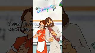 Jesus Cleanses the Angry Plates 🌪✨ #jesus #jesusbys #christianmusic