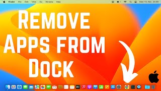 How to Remove Apps from Dock on Mac | How to Remove App Icons from MacOS Dock (2024)