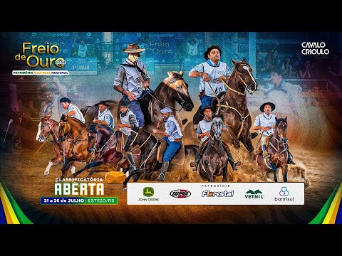 CLASSIFICATÓRIA ABERTA | 26/07/2025 - SÁBADO - TARDE | FASE FINAL | FÊMEAS E MACHOS