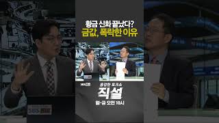 [직설] 황금신화 끝났다? 금값 폭락한 이유 #김장열