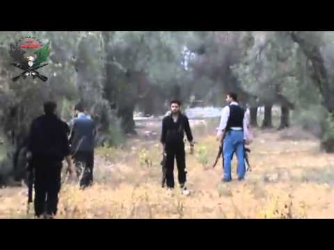 تقرير مرئي عن رباط لواء الفاروق عمر في نقطة جسر مسرابا ضمن معركة السيطرة على مدينة دوما في ريف دمشق