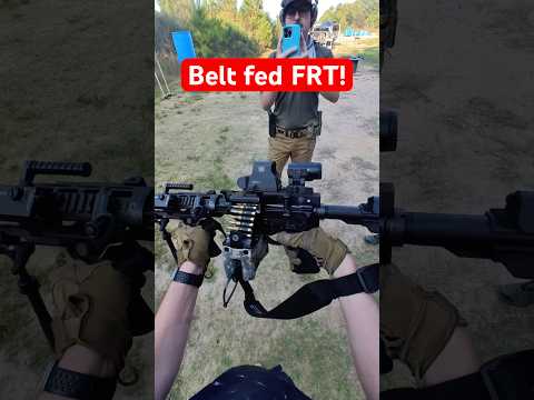 POV FightLite belt fed with FRT! #shorts