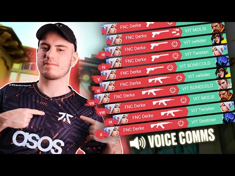 2 ACES IN 8 ROUNDS?? | VOICE COMMS vs TEAM VITALITY