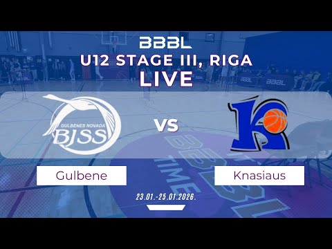 Gulbene 2014 vs V. Knašiaus KM "ISE" 2014 | BBBL U12 | Stage III