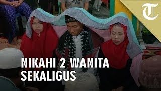 Viral Video Pria di Ketapang Nikahi Dua Kekasih Sekaligus, Disebut Tak Ingin Menyakiti Salah Satunya