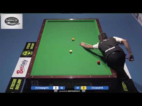 Campagni Claudio VS  Lunardi Maicol | Campionato Italiano Biliardo 2016/2017(Torino)