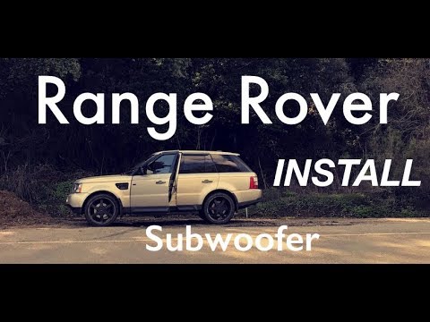 How to install Subwoofer Amp on Range Rover | MrCarMAN