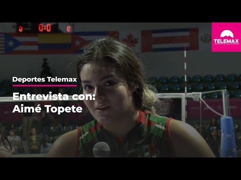 Aimé Topete en Entrevista | México vs Nicaragua | Copa PanAmericana 2022 Senior Women