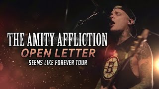 The Amity Affliction - &quot;Open Letter&quot; LIVE! Seems Like Forever Tour