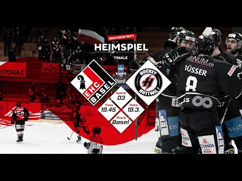 Highlights Final Spiel 3: EHC Basel vs Hockey Huttwil