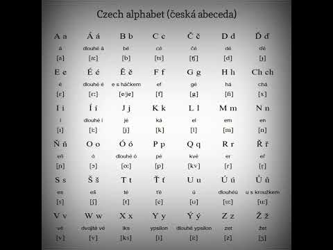 Czech alphabet (česká abeceda) #shorts #pronunciation #czech #alphabet #language #education #yt