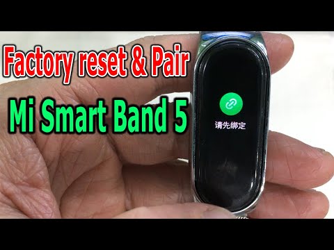 How to factory reset and pair Mi Smart Band 5