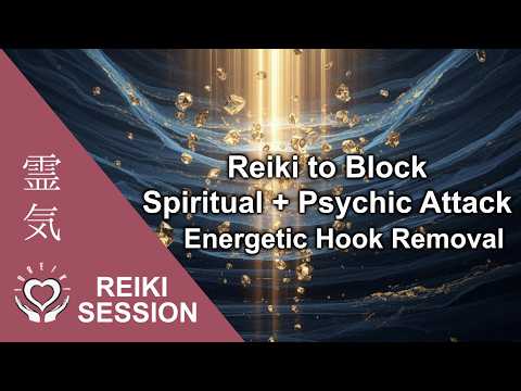 Reiki to Block Spiritual & Psychic Attacks | Clear Negative Attachments, Hooks Cords Aura Protection