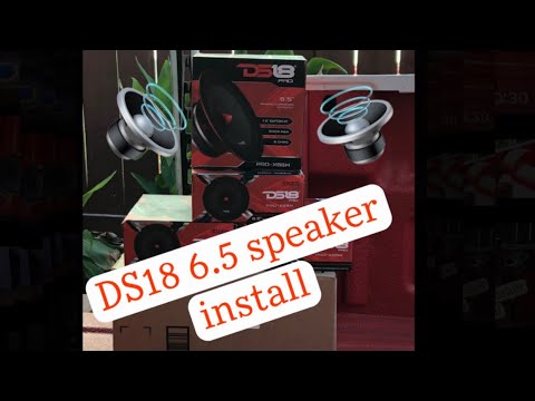 DS18 6.5 speakers install on on the 2005 gmc sierra crewcab