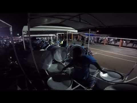 HellsGate Steel Orchestra 2018 ‘Steel Pan War’ Final Rehearsal 10 Bass View