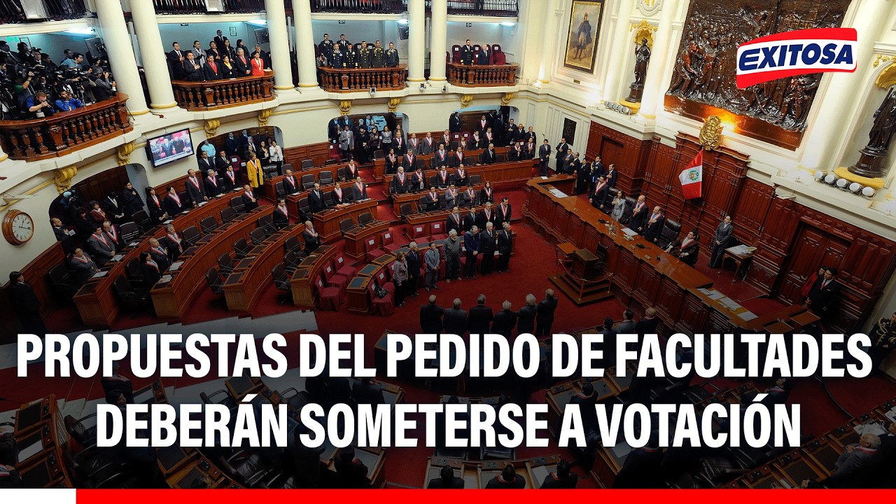 🔴🔵 Pedido de facultades legislativas deberá someterse a debate en Pleno de la Cámara de Diputados