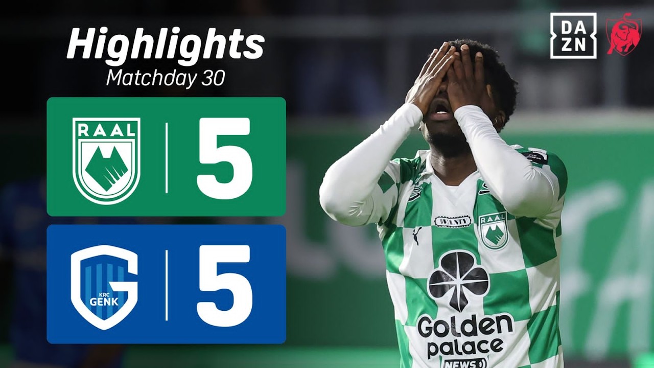 RAAL La Louvière vs KRC Genk Highlights