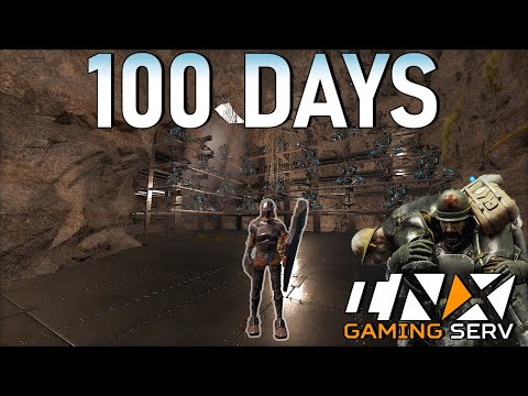 How a SOLO Survived 100 Days On Arks Most Popular Server! Full Wipe