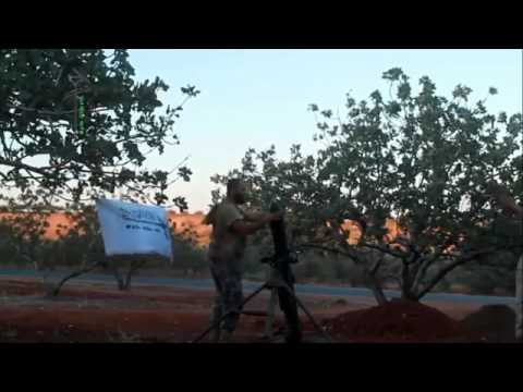 استهداف  قوات النظام بقذائف الهاون من قبل حركة حزم في تل الحماميات في محافظة حماة