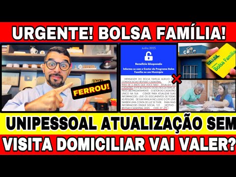 Vídeo: Bolsa Família: Família unipessoal, regras e cadastro