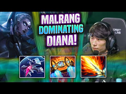 MALRANG DOMINATING WITH DIANA! - RGE Malrang Plays Diana Jungle vs Ekko! | Season 2022