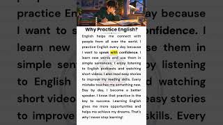 Why Practice English? 📚 | English Reading, Speaking and Listening Practice | #english #easyenglish