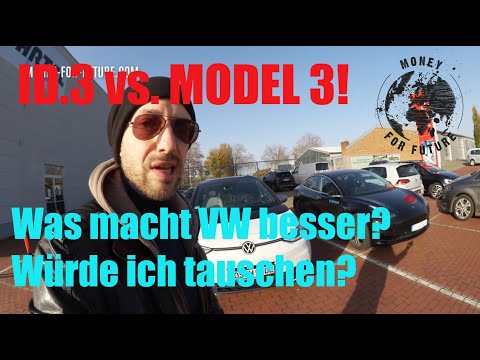 VW ID.3 im Test! Würde ich mein Tesla Model 3 tauschen? Was macht das E-Auto VW besser?