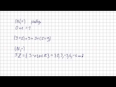 Mathematik für Informatik Studenten 38 - Algebraische Grundstrukturen : Halbgruppe