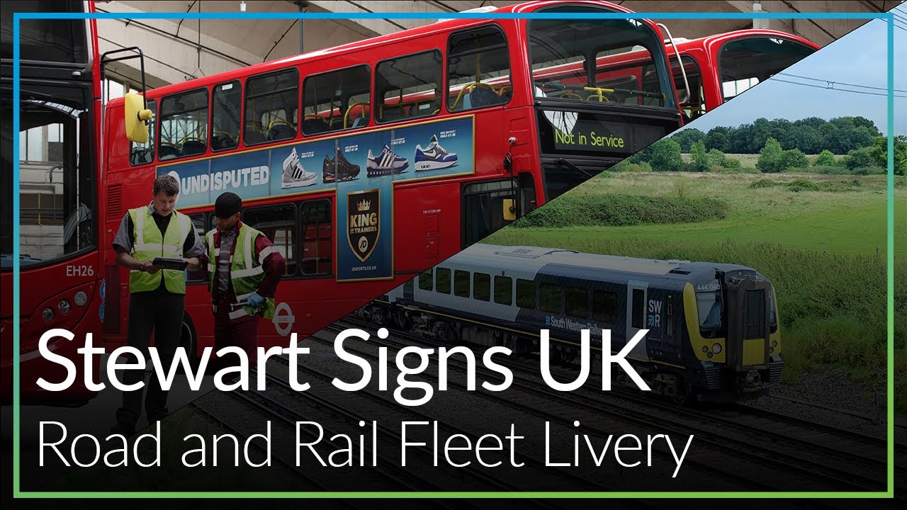 Road and Rail Fleet Livery, Large Format Graphics and Signs from the UK's Experts | Stewart Signs