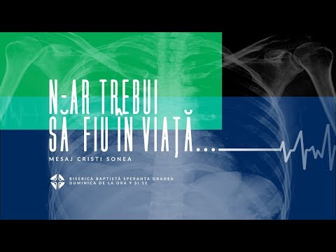 Cristi Sonea - N-ar trebui să fiu în viață