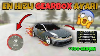 Car Parking En İyi Gearbox Ayarı Golf Mk7 (850kmh+)😱