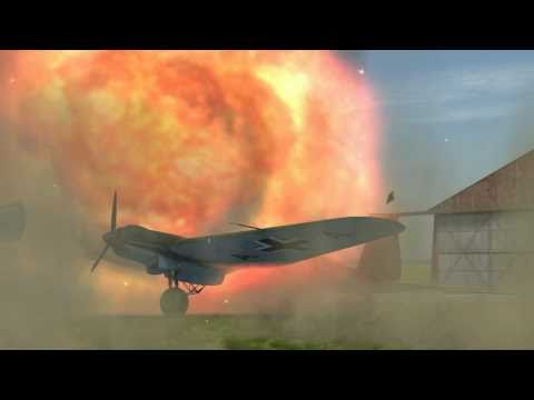 IL-2 Sturmovik: Cliffs of Dover - Messerschmitt Bf-110 crash test