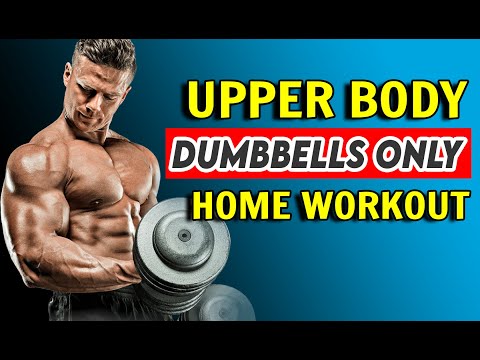 Full Dumbbell Chest Workout At Home Follow Along On Floor Without Bench