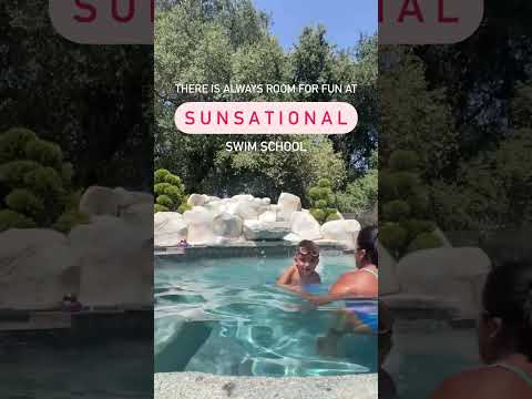 Swim lessons at Sunsational Swim School are all about safety, confidence, and fun!