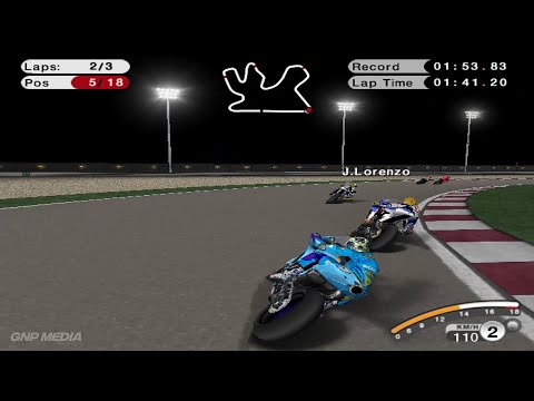 MotoGP 08 - Chris Vermeulen - Losail International Circuit - Gameplay [PS2]