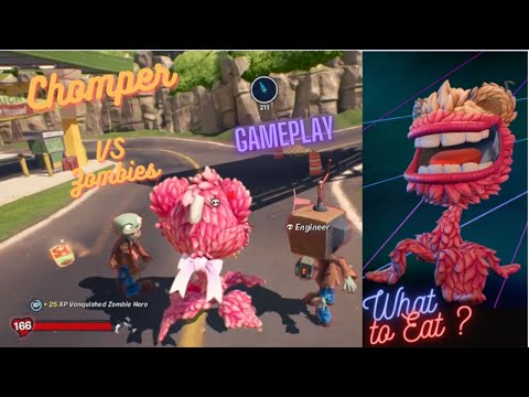 Chomper vs Zombies - Gameplay