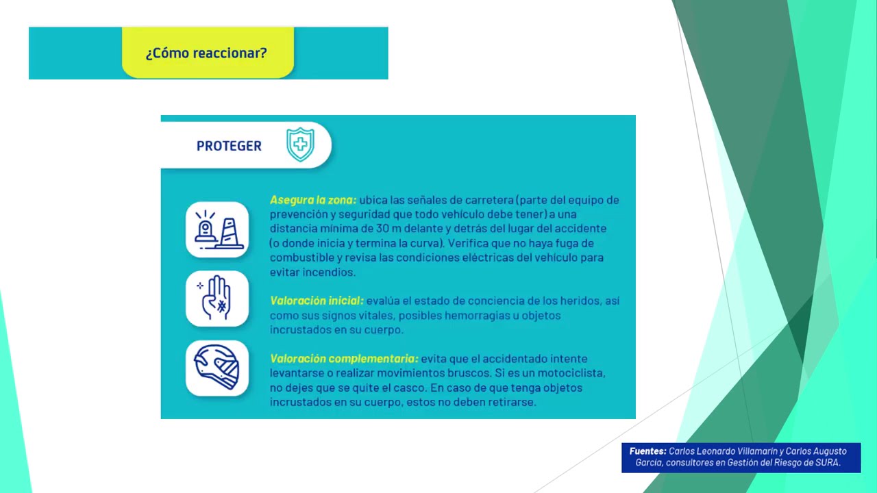 CAPACITACION QUE HACER EN UN ACCIDENTE DE TRANSITO pdf