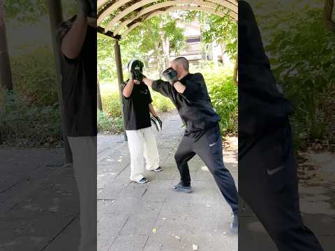 タカP練習３日目のジャブ