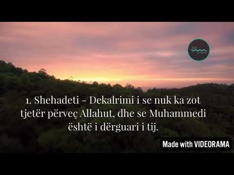 Pesë Shtyllat (ose Kushtet) e Islamit janë.