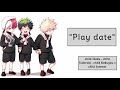 Play Date Child Izuku Child Todoroki Child Bakugou X Child Listener